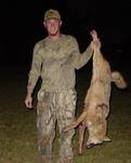 Scott with another Okie coyote.