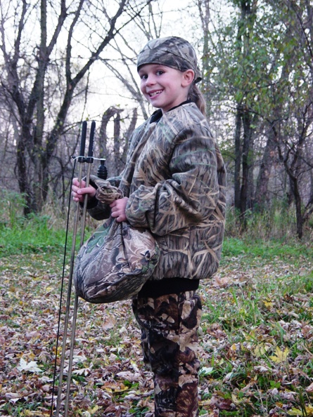 Emily Tebbe on a calling trip.