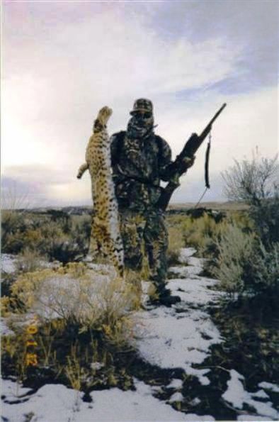 Pro-Staffer Joey May with a gorgeous Idaho bobcat.